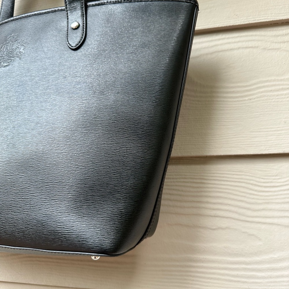 Ralph Lauren Oversize Black Leather Tote - Picture 5 of 16